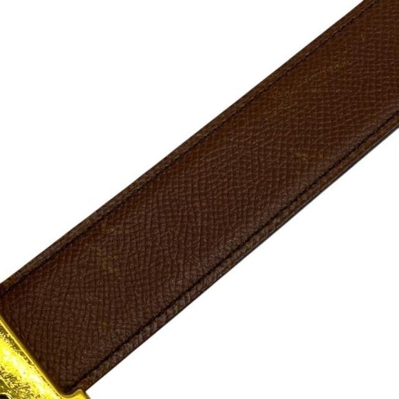 Hermes Constance Belt Accessories Small Leather Brown Green Marked main image 3